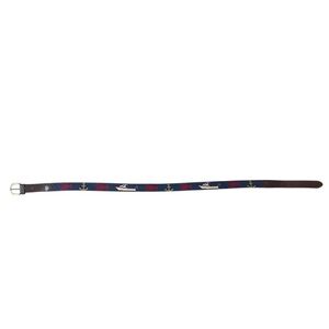 Smathers & Branson Navy Nautical Boat Anchor Lobster Belt